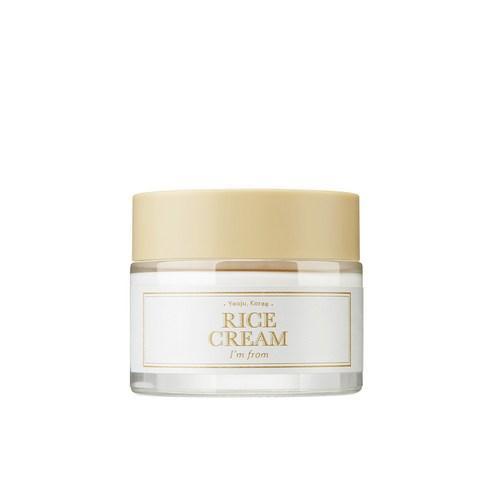 ProtoClinical k-beauty I'm from Rice Cream 50g single round olive cream jar centered on a white background with pale blue lower shading
