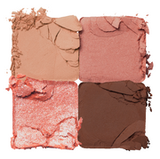 ProtoClinical k-beauty rom&nd BETTER THAN EYES 6g (6 Colors) single square eyeshadow palette with warm brown tones centered on a light background