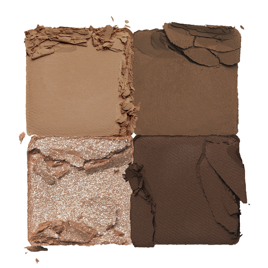 ProtoClinical k-beauty rom&nd BETTER THAN EYES 6g (6 Colors) single square eyeshadow palette with rosy mauve tones centered on a light background