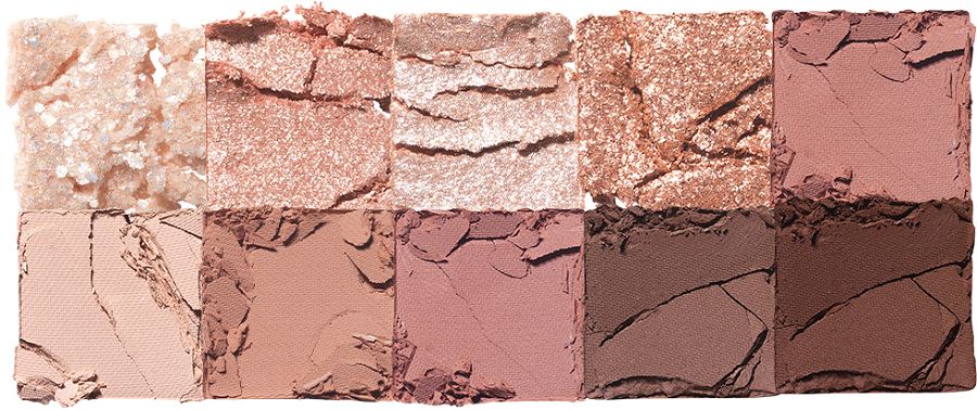 ProtoClinical k-beauty rom&nd BETTER THAN PALETTE 7.5g (4 colors) #03 ROSEBUD GARDEN wide horizontal eyeshadow shade preview on a light background