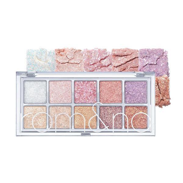 ProtoClinical k-beauty rom&nd BETTER THAN PALETTE 8g (2colors) single rectangular eyeshadow palette compact on a clean white background