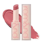 ProtoClinical k-beauty rom&nd Zero Matte Lipstick 3g #10 Pink Sand single lipstick tube with a colored cap and silver base standing upright on a white background