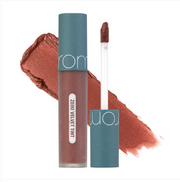 ProtoClinical k-beauty rom&nd ZERO VELVET TINT 5.5g (4 Colors) square shade graphic with muted rose tint color, compact layout, and a pale background
