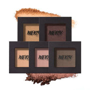 ProtoClinical k-beauty MERZY THE FIRST EYESHADOW 2g (5 Colors) single square compact centered on a white background