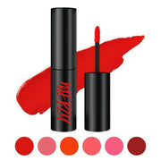 ProtoClinical k-beauty MERZY THE FIRST VELVET TINT SEASON 1 (V1~V6) 4.5g (6 Colors) warm brown vertical swatch with a dark center and soft beige side shading.