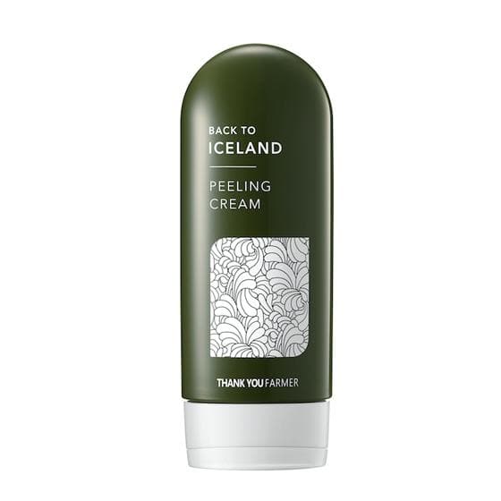 ProtoClinical k-beauty [THANK YOU FARMER] Back to Iceland Peeling Cream 150ml shown in product packaging on a light background.