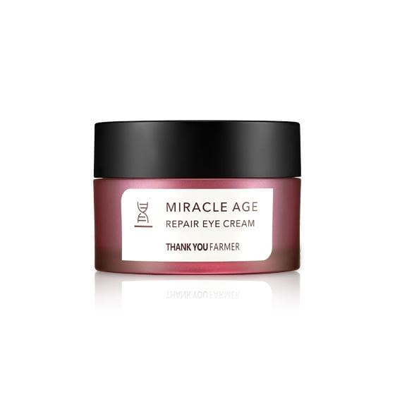 ProtoClinical k-beauty [THANK YOU FARMER] Miracle Age Repair Eye Cream 20g shown in product packaging on a light background.