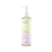 ProtoClinical k-beauty [THANK YOU FARMER] Pollufree Pore Deep Cleansing Oil 200ml shown in a golden bottle product thumbnail on a bright yellow background.