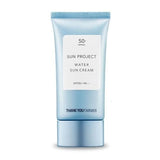 ProtoClinical k-beauty [THANK YOU FARMER] Sun Project Water Sun Cream SPF50+ PA+++ 50ml shown as a single sun cream package in a centered studio packshot on a white background