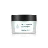 ProtoClinical k-beauty [THANK YOU FARMER] True Water Deep Cream 50ml shown in product packaging on a light background.