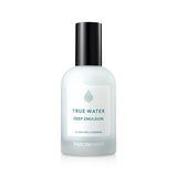 ProtoClinical k-beauty pale aqua beauty product silhouette with a cool gray top on a light background.