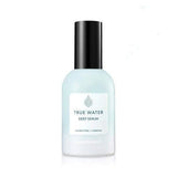 ProtoClinical k-beauty [THANK YOU FARMER] True Water Deep Serum EX 60ml shown as a single centered upright serum package with soft blue-gray tones on a light background.