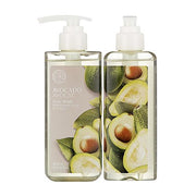 ProtoClinical k-beauty THE FACE SHOP Avocado Body Wash 300ml single front-facing body wash container with visible front label on a white background