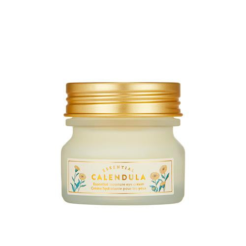 ProtoClinical k-beauty THE FACE SHOP Calendula Essential Moisture Eye Cream 20ml single eye cream package shown upright on a clean white background