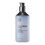ProtoClinical k-beauty THE FACE SHOP The Fresh For Men Hydrating Fluid 200ml single upright pale blue bottle centered on a white background
