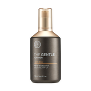 ProtoClinical k-beauty THE FACE SHOP The Gentle For Men All-In-One Essence 135ml single upright dark gray essence bottle centered on a white background with pale lavender side panels