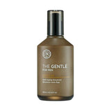 ProtoClinical k-beauty THE FACE SHOP The Gentle For Men Anti-Aging Emulsion 135ml single upright taupe emulsion bottle centered on a white background with pale blue side blocks