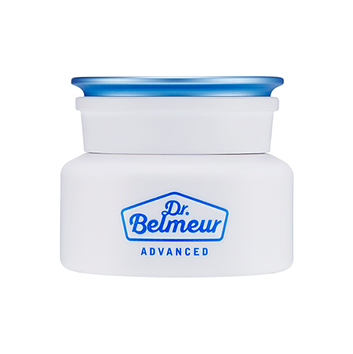 ProtoClinical k-beauty Dr.Belmeur Advanced Cica Hydro Cream 50ml single pale blue cream jar centered on a plain white background