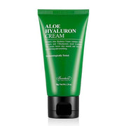 ProtoClinical k-beauty Benton Aloe Hyaluron Cream 50g single upright dark green cream package centered on a white background with pink and pale green accents