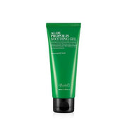 ProtoClinical k-beauty Benton Aloe Propolis Soothing Gel 100ml single upright dark green gel package centered on a white background with pale pink accents