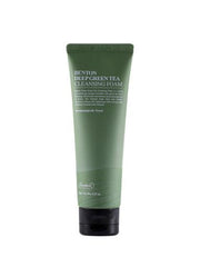 ProtoClinical k-beauty Benton Deep Green Tea Cleansing Foam 120g single upright deep green cleansing package centered on a light background.
