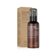 ProtoClinical k-beauty Benton Snail Bee High Content Lotion 120ml single upright amber-brown lotion bottle centered on a white background with soft cream side shading