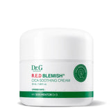 ProtoClinical k-beauty Dr.G Red Blemish CICA Soothing Cream 50ml front-facing cream packshot with visible product label on a clean white background