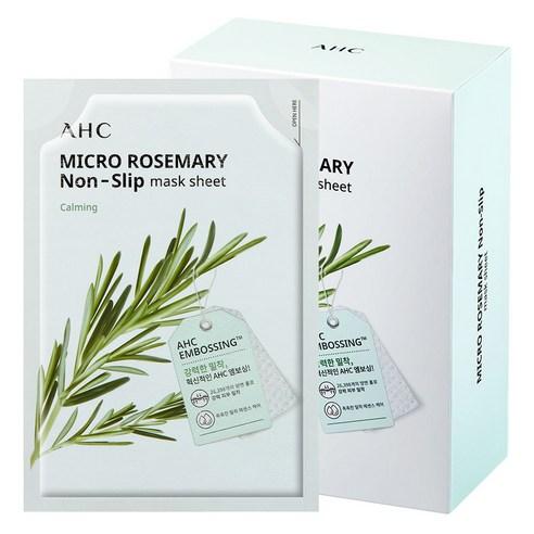 ProtoClinical k-beauty AHC Micro Rosemary Non-Slip Mask Sheet SET 33ml X 10ea single square set packaging shown against a plain background