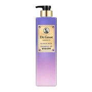 ProtoClinical k-beauty soft mauve vertical beauty product silhouette on a white background with pale aqua side accents.