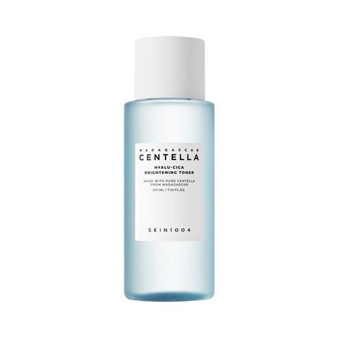 ProtoClinical k-beauty SKIN1004 Madagascar Centella Hyalu-Cica Brightening Toner 210ml in a single centered upright product shot with cool gray tones on a bright white background