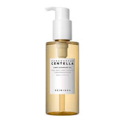 ProtoClinical k-beauty SKIN1004 Madagascar Centella Light Cleansing Oil 200ml single upright pale beige cleansing oil bottle centered on a light background.