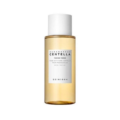 ProtoClinical k-beauty SKIN1004 Madagascar Centella Toning Toner 210ml in a single centered upright product shot with warm beige tones on a bright white background
