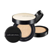 ProtoClinical k-beauty JUNGSAEMMOOL Essential Skin Nuder Long Wear Cushion (SPF50+ / PA+++) 14g + Refill product packaging on a clean background.