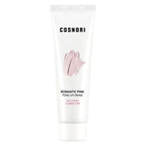 ProtoClinical k-beauty COSNORI Romantic Pink Tone-Up Cream 50ml shown as a single tone-up cream tube with pink packaging in a square product photo on a light background