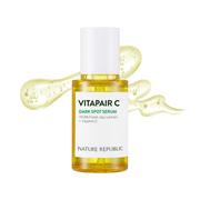 ProtoClinical k-beauty [NATURE REPUBLIC] VITAPAIR C Dark Spot Serum 45ml single upright yellow serum package on a light background