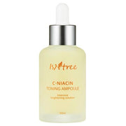 ProtoClinical k-beauty Isntree C-Niacin Toning Ampoule 50ml single upright ampoule bottle centered on a white background