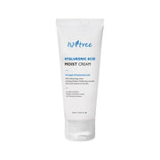 ProtoClinical k-beauty Isntree Hyaluronic Acid Moist Cream 100ml in a single upright blue-lavender package centered on a white background.