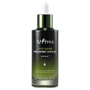 ProtoClinical k-beauty Isntree Mugwort Calming Ampoule 50ml in gray-green bottle packaging shown upright on a white background