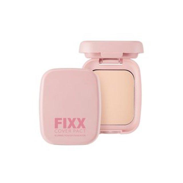 ProtoClinical k-beauty [so natural] FIXX COVER PACT SF17 / PA+ 6.5g single cover pact compact shown front-facing in a square packshot on a clean white background
