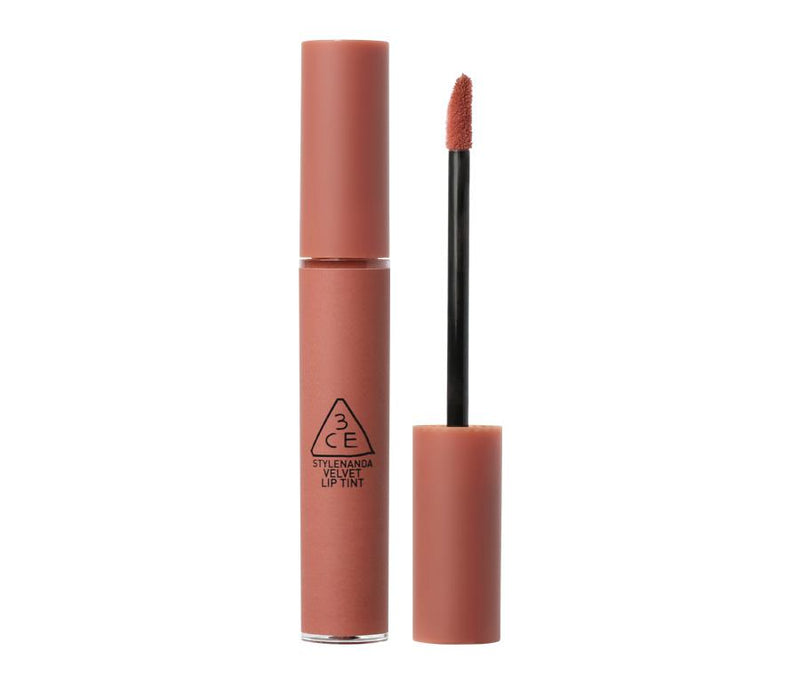 ProtoClinical k-beauty 3CE Velvet Lip Tint 4g #WALK N TALK single lip tint package shown upright on a clean white background