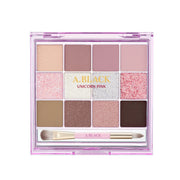 [A.Black] Glam Change Multi Palette 14.4g by ProtoClinical presented in a styled makeup layout with the palette and coordinated color story for a k-beauty makeup routine.