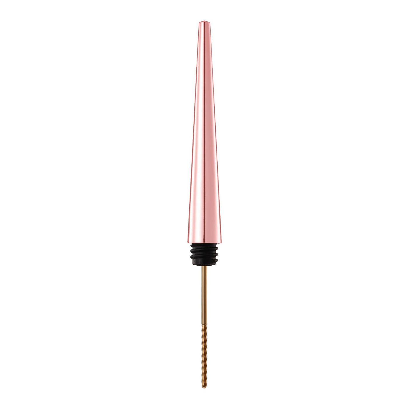 ProtoClinical k-beauty NEOGEN DERMALOGY Extra Slim Metal Maxicara BLACK 6ml single slim mascara package centered vertically on a light background with soft beige and gray tones