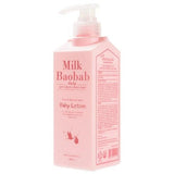 ProtoClinical k-beauty BIOKLASSE MILK BAOBAB Baby Lotion 500ml single baby lotion package in a square packshot on a plain background