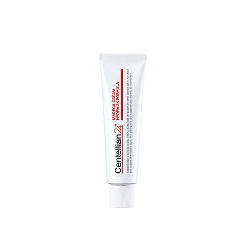 ProtoClinical k-beauty CENTELLIAN24 MADECA CREAM Hydra 3X Formula 50ml single pale beige vertical cream package silhouette centered on a white background