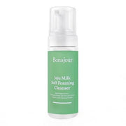 ProtoClinical k-beauty Bonajour Jeju Milk Soft Foaming Cleanser 160ml single upright pale green cleansing tube centered on a light background.