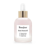 ProtoClinical k-beauty Bonajour Rose Stem Cell Ampoule 30ml single upright rose ampoule bottle centered on a pale background
