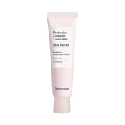 ProtoClinical k-beauty Mamonde Probiotics Ceramide Intense Cream 60ml shown as a warm peach beauty product silhouette on a light background.