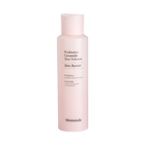 ProtoClinical k-beauty Mamonde Probiotics Ceramide Skin Softener 200ml shown as a single pale pink vertical bottle silhouette centered in a tall layout on a light background