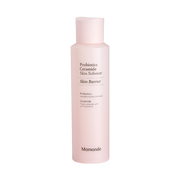 ProtoClinical k-beauty Mamonde Probiotics Ceramide Skin Softener 200ml shown as a single pale pink vertical bottle silhouette centered in a tall layout on a light background
