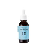 ProtoClinical k-beauty It'S SKIN [NEW] Power 10 Formula GF Effector 30ml as a single upright blue serum bottle centered on a white background with pale blue side accents